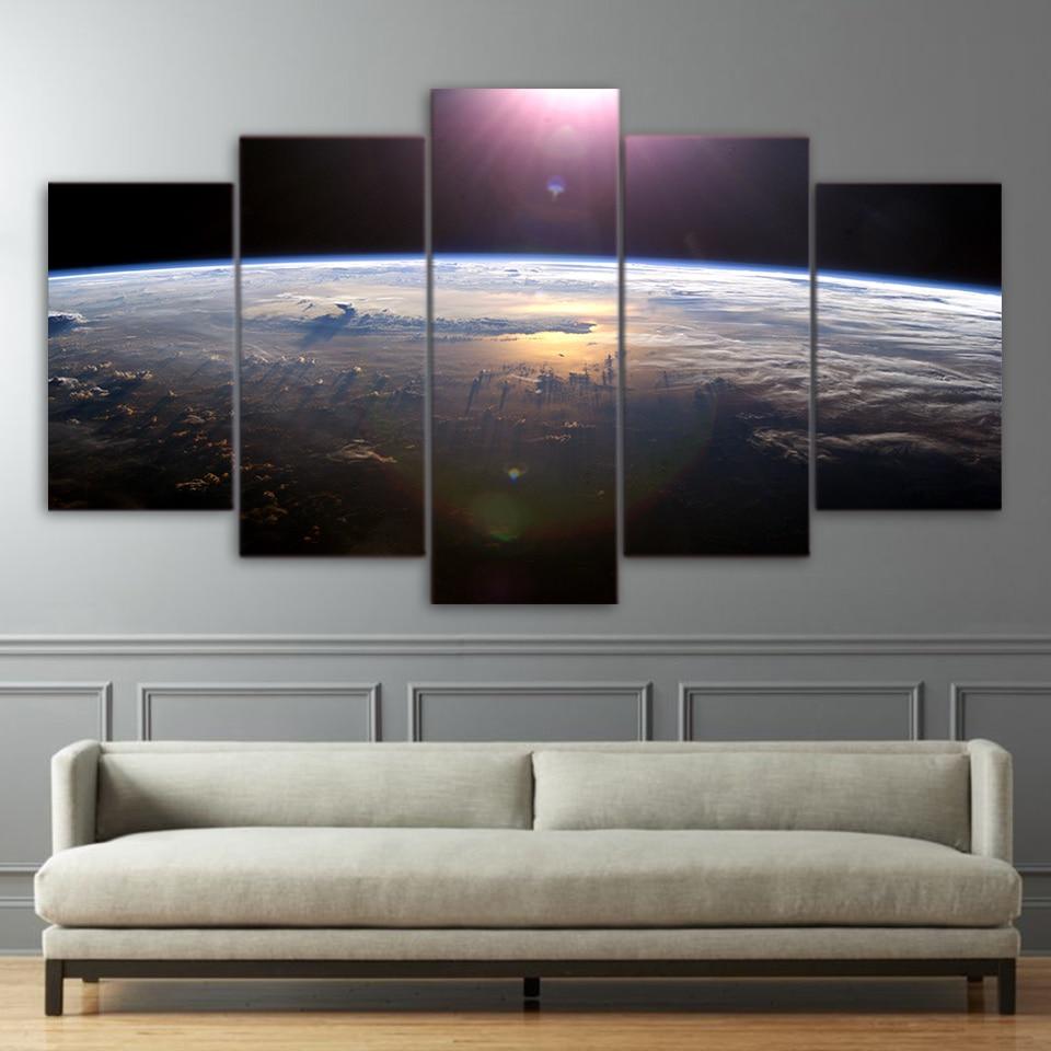 universe space view 01 - Space 5 Panel Canvas Art Wall Decor universe space view 01 - Space 5 Panel Canvas Art Wall Decor