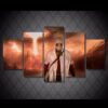 vzryv muzhik - Abstract 5 Panel Canvas Art Wall Decor